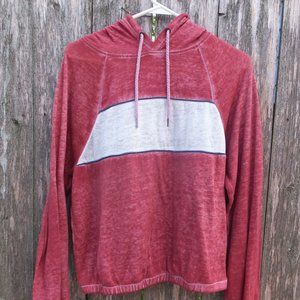 Pink Rose Juniors Sweatshirt Hoodie | Size Large